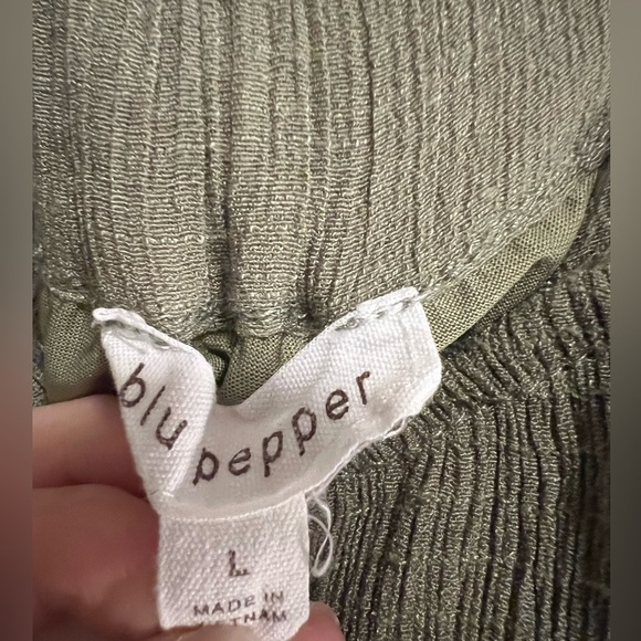 Blu pepper  Green Sleeveless Dress - Picture 2 of 4